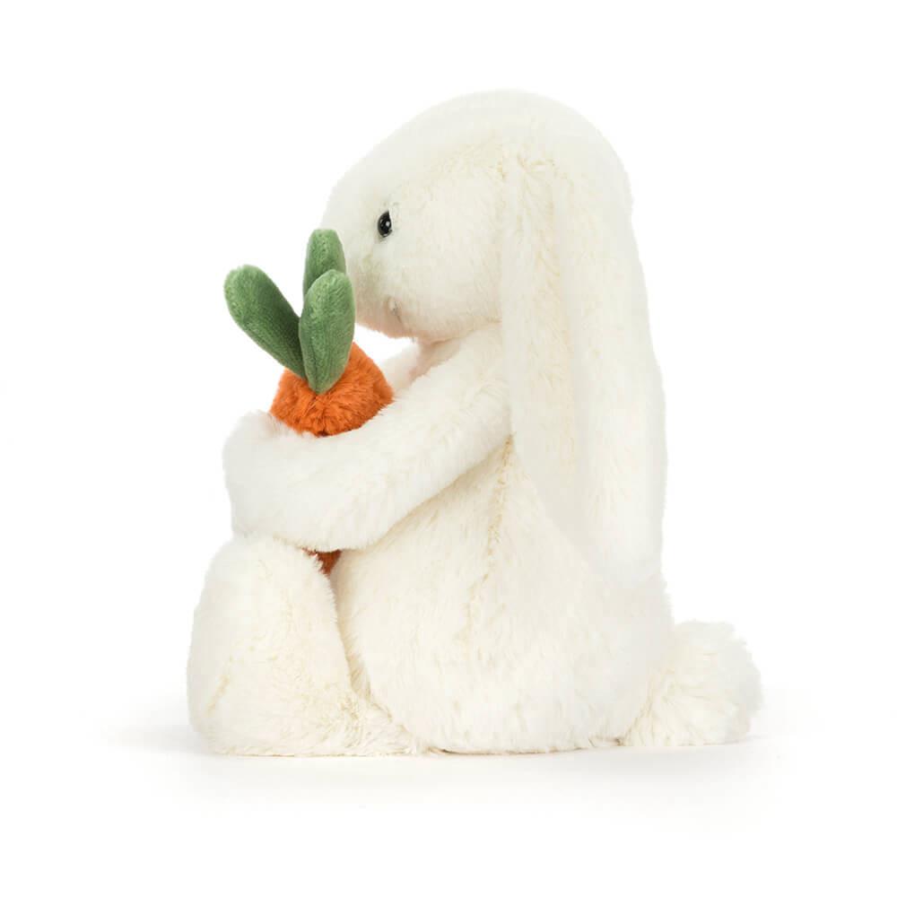Animals Jellycat Bashful Carrot Bunny 18cm x 9cm x 8cm Blancos | México  8904IZJCM