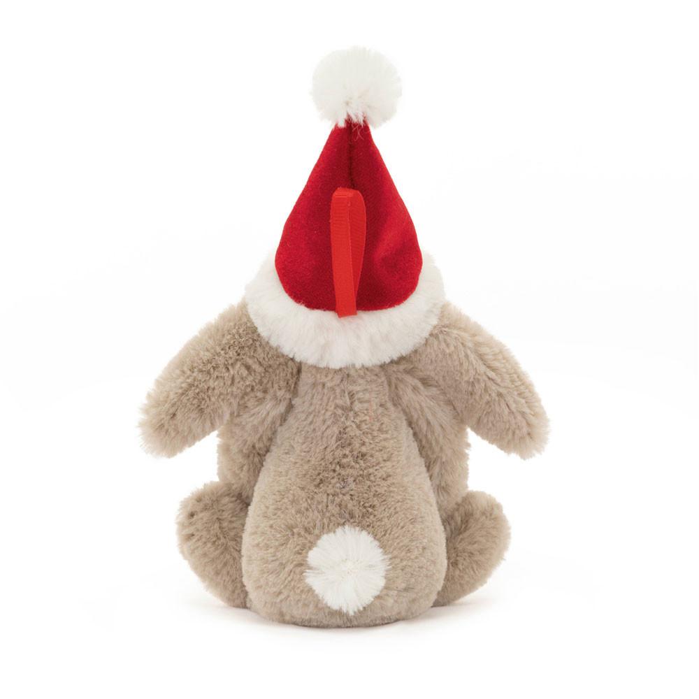 Animals Jellycat Bashful Christmas Bunny Decoration 13cm x 6cm x 4cm Beige | México  3279TSPHL