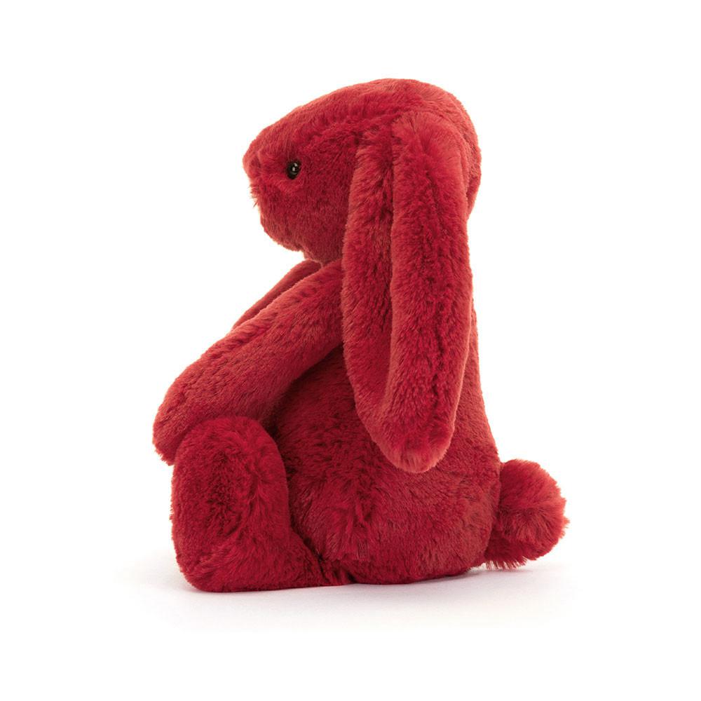 Animals Jellycat Bashful Cranberry Bunny 18cm x 9cm x 8cm Rojos | México  1308RFKWS