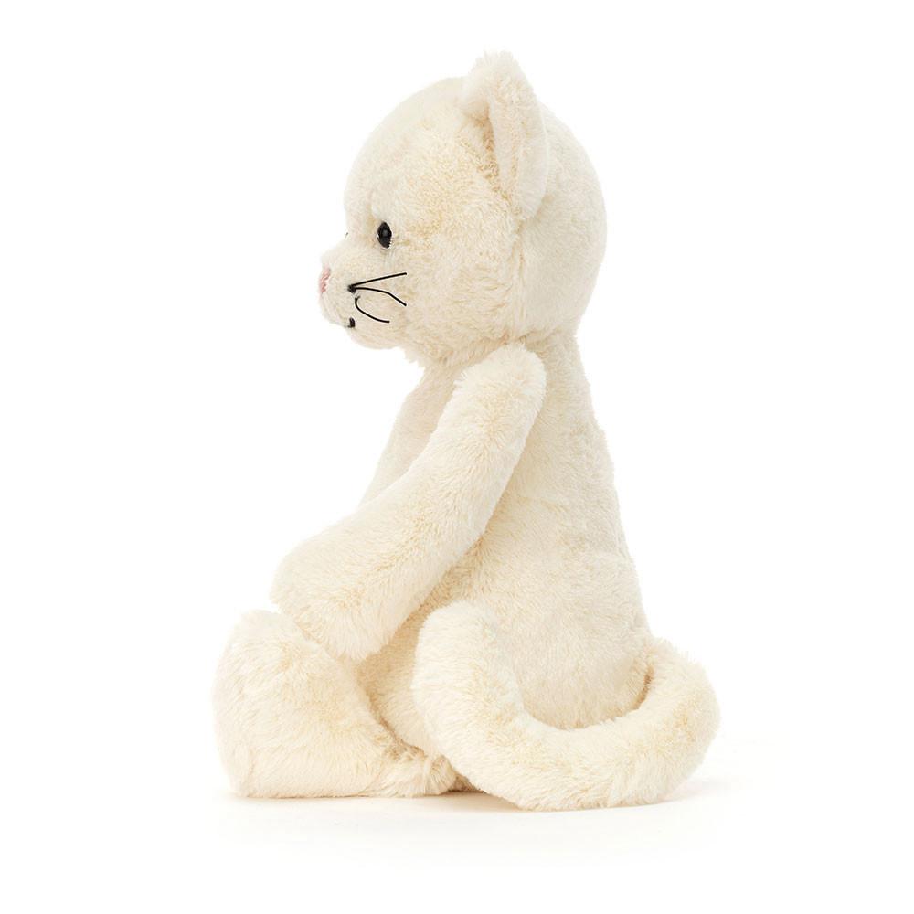 Animals Jellycat Bashful Cream Kitten 12.2in x 4.7in x 3.5in Blancos | México  9561ZSJXN