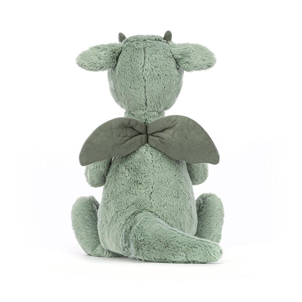 Animals Jellycat Bashful Dragon 31cm x 12cm x 9cm Verdes | México  8637IMHOB