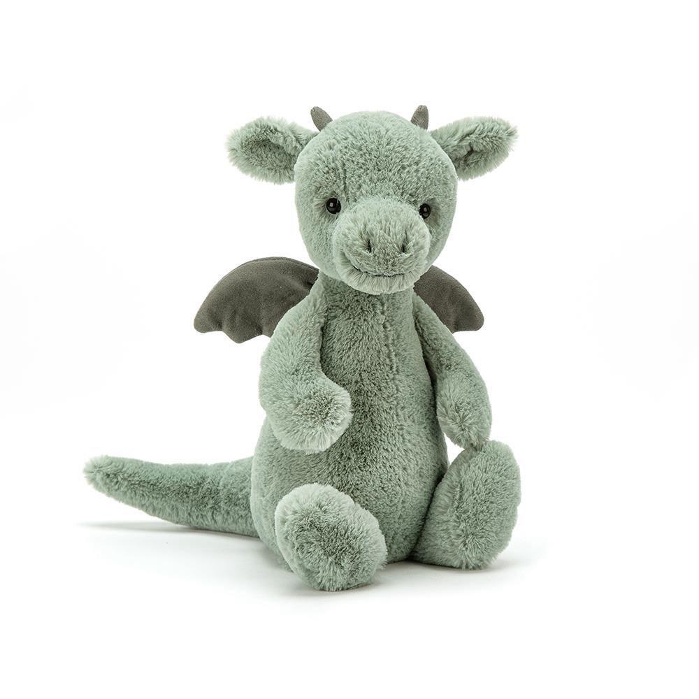 Animals Jellycat Bashful Dragon 31cm x 12cm x 9cm Verdes | México  8637IMHOB