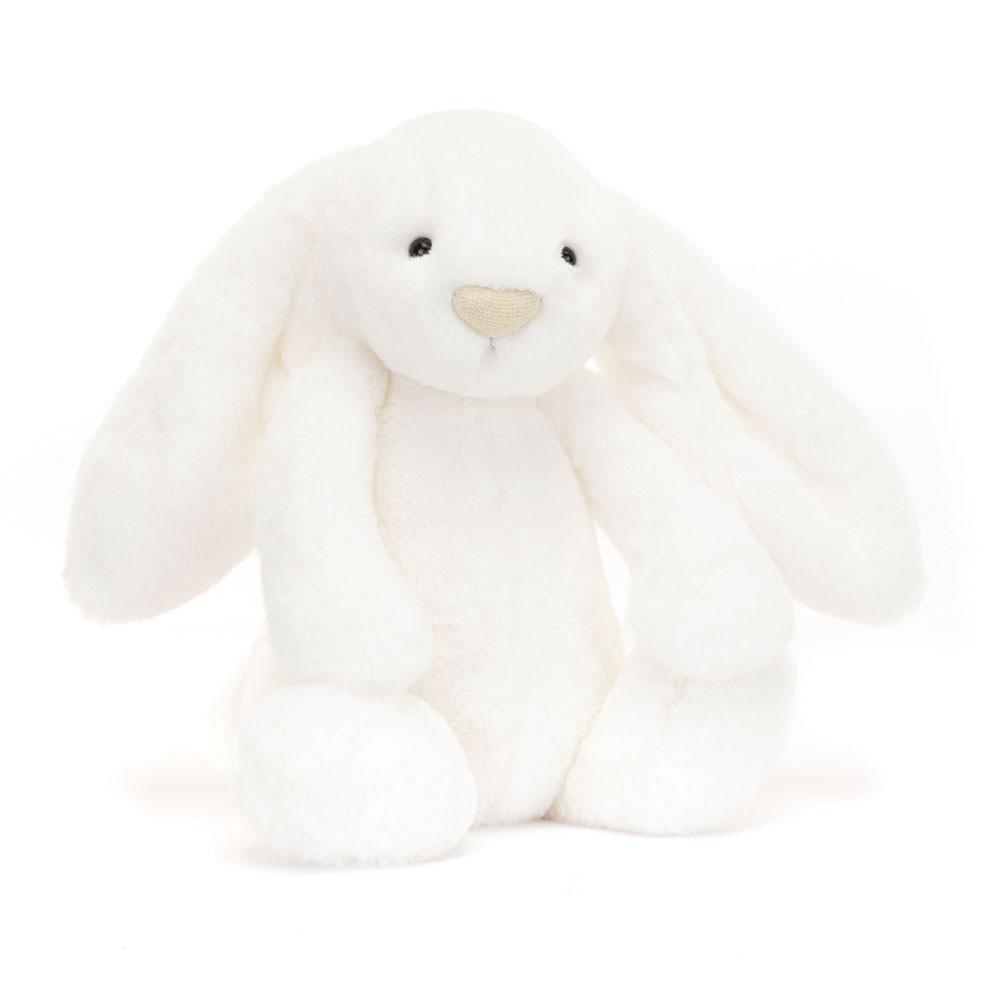 Animals Jellycat Bashful Luxe Bunny Luna 31cm x 12cm x 9cm Blancos | México  9718MAFTE