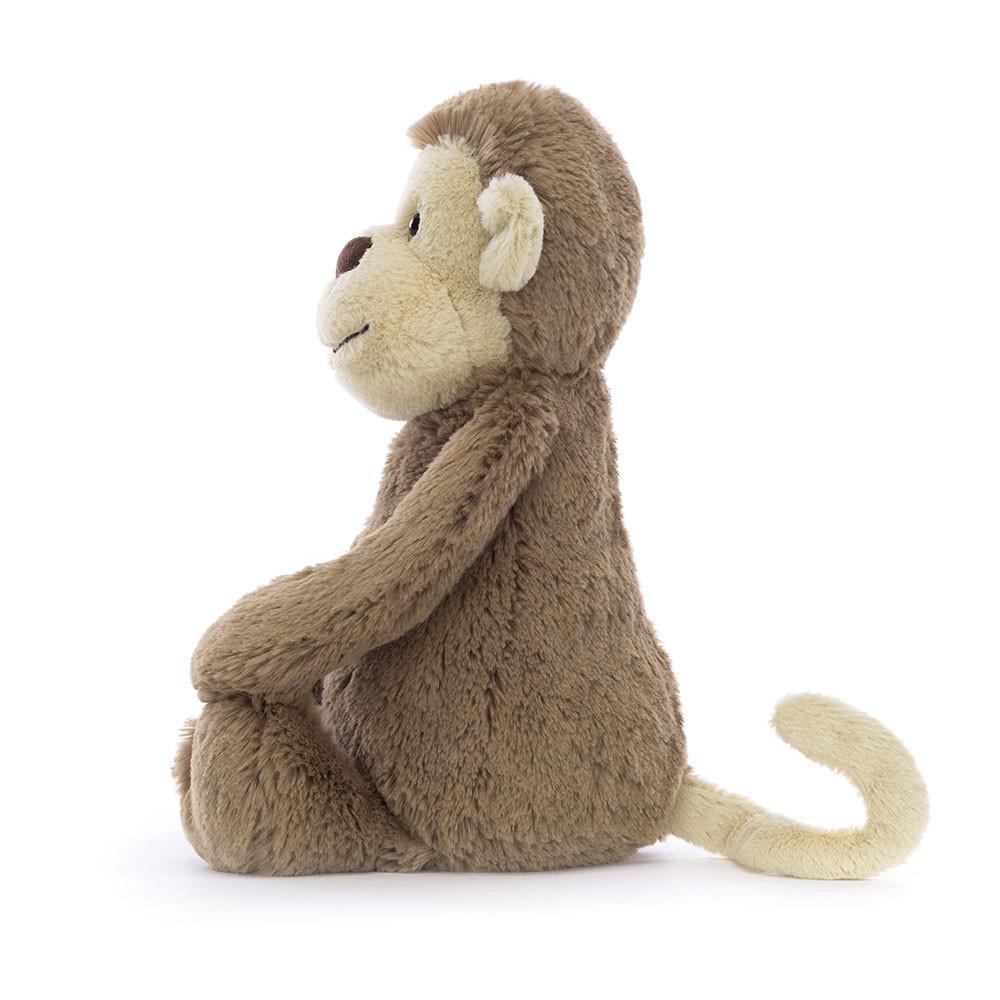Animals Jellycat Bashful Monkey 31cm x 12cm x 9cm Marrom | México  1832FGPBY