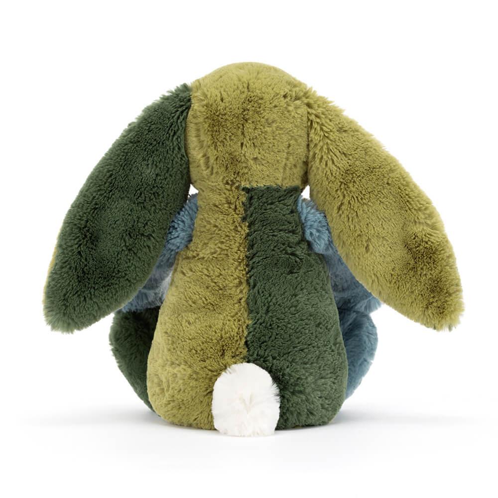 Animals Jellycat Bashful Patchwork Basil Bunny 31cm x 12cm x 9cm Verdes | México  6415JCRSO