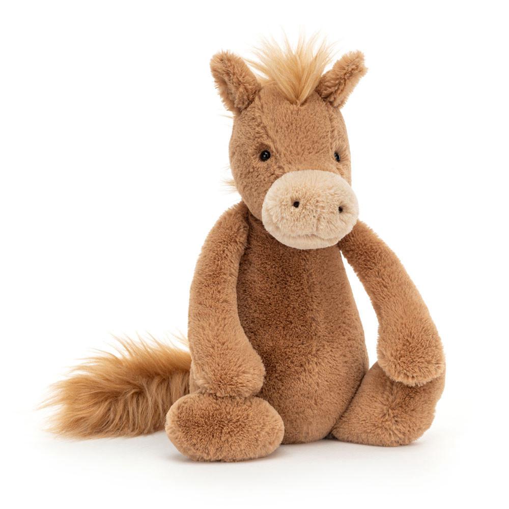 Animals Jellycat Bashful Pony 31cm x 12cm x 9cm Marrom | México  6231TKVZW