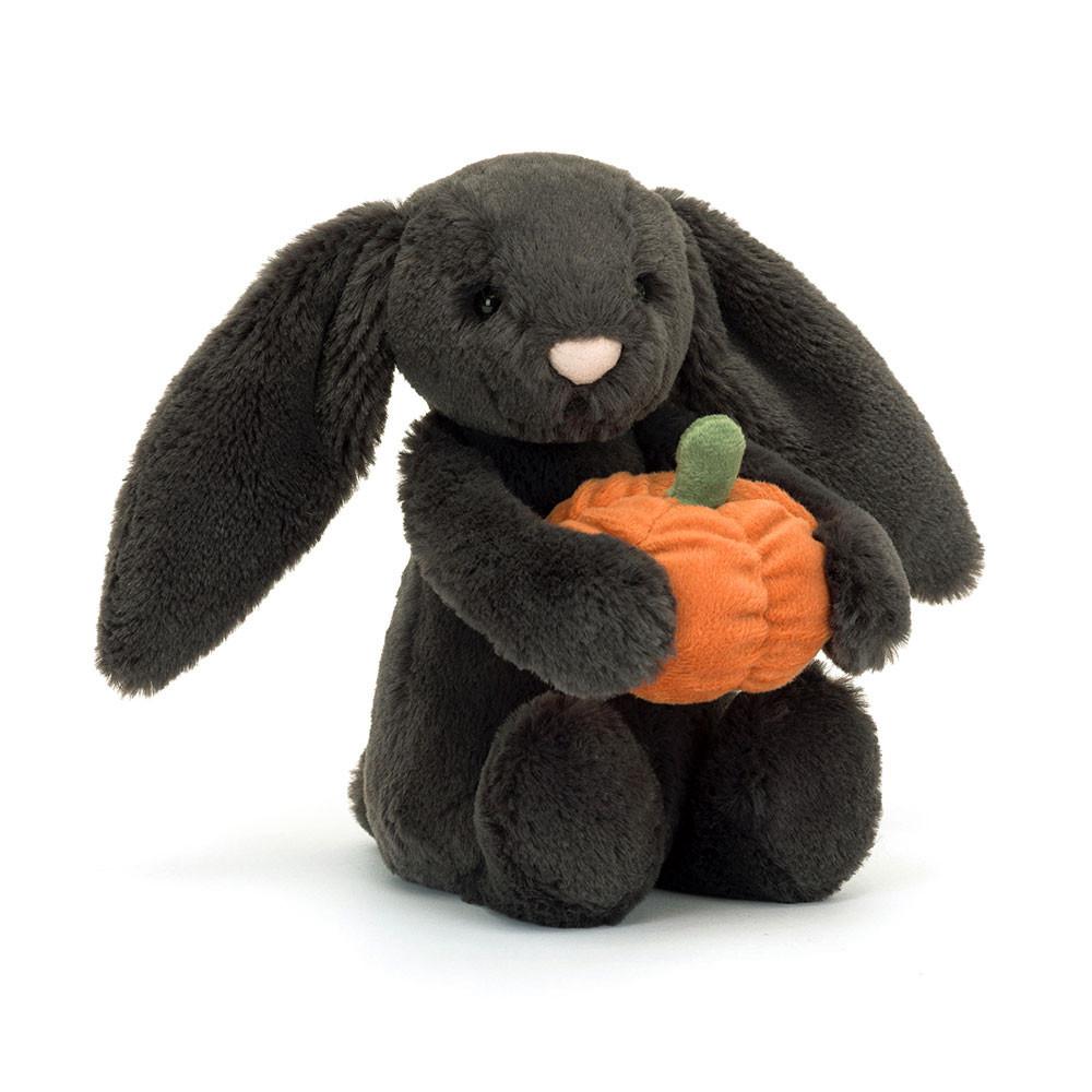 Animals Jellycat Bashful Pumpkin Bunny 31cm x 12cm x 9cm Negros | México  5718IERQK