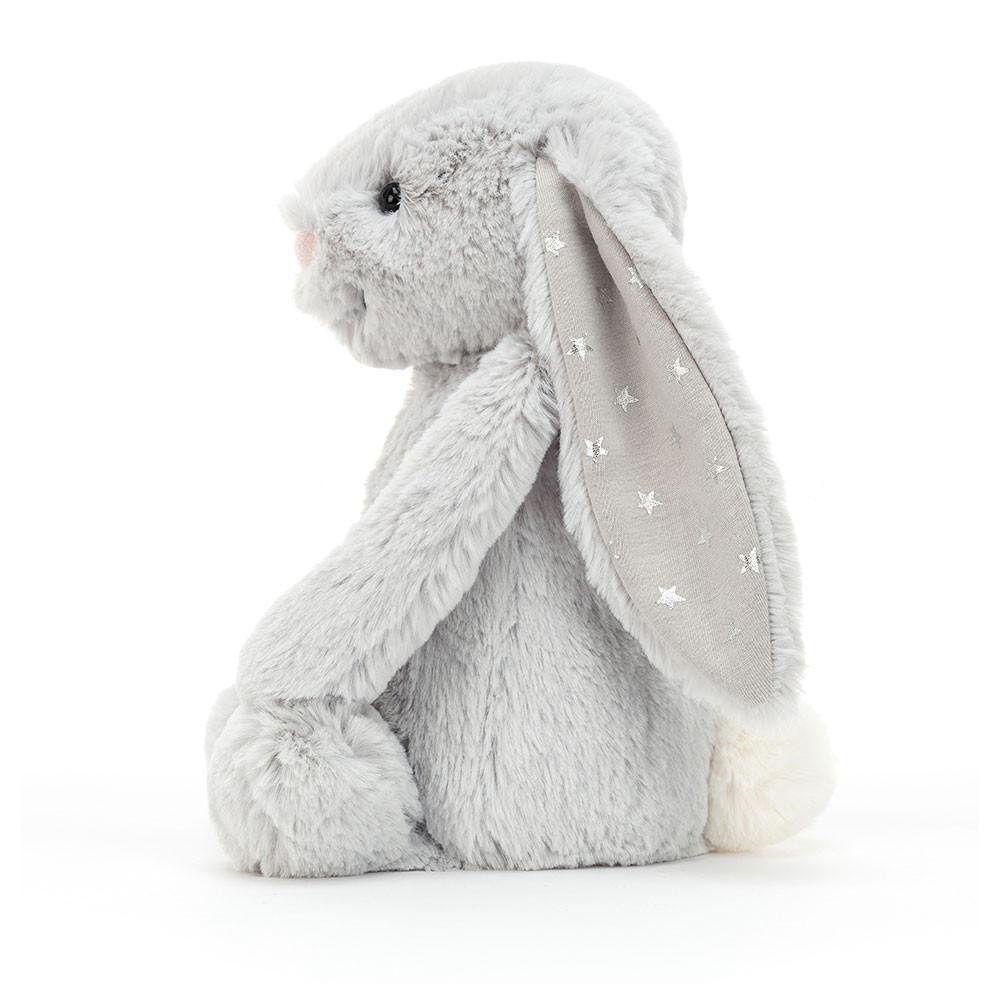 Animals Jellycat Bashful Shimmer Bunny 31cm x 12cm x 9cm Grises | México  3182DGXYC