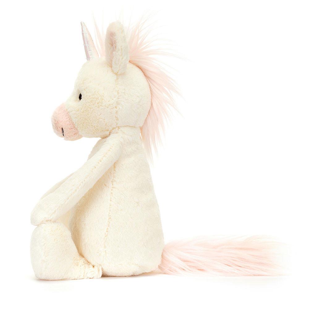 Animals Jellycat Bashful Unicorn 31cm x 12cm x 9cm Creme | México  8204IWNEY