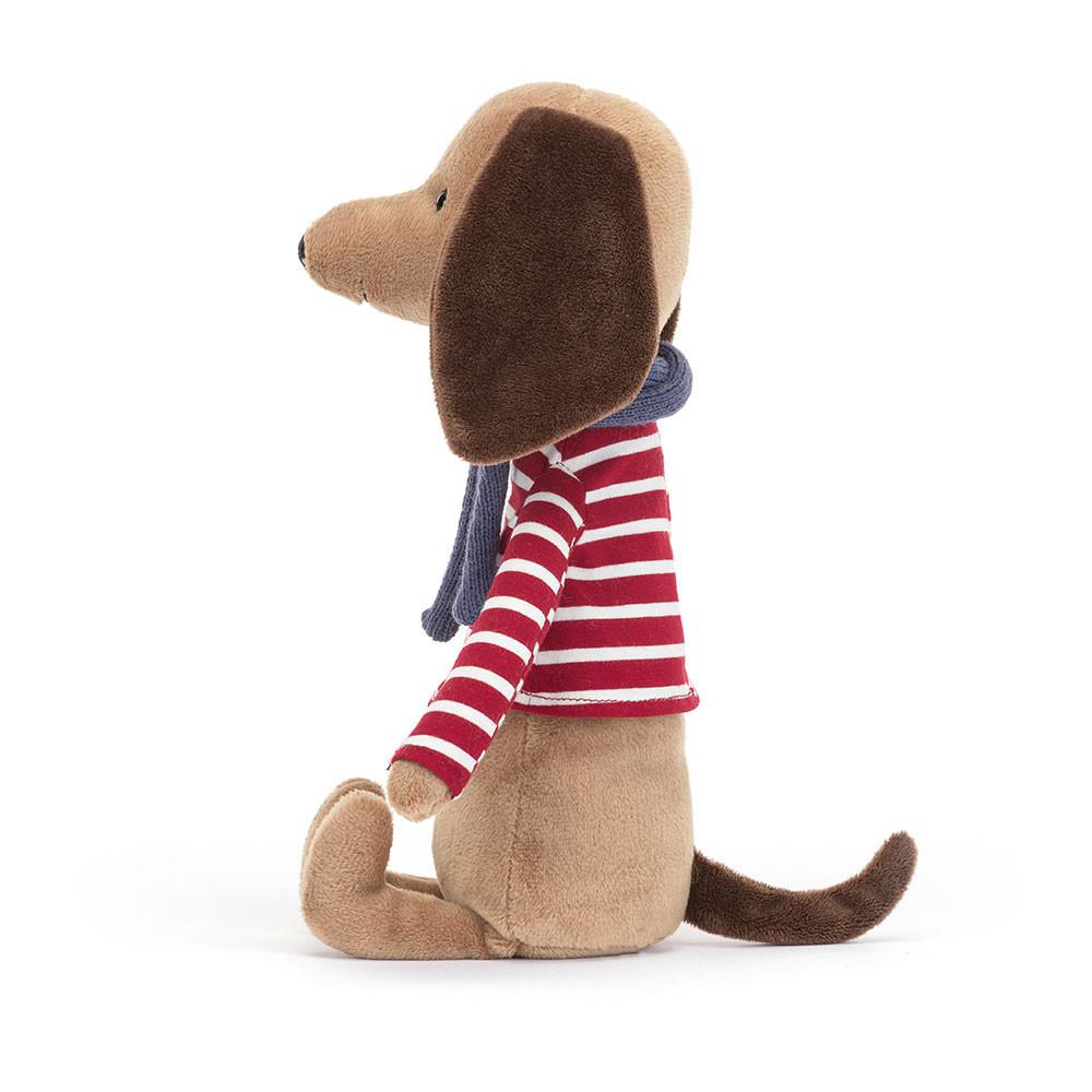 Animals Jellycat Beatnik Buddy Sausage Dog 11.8in x 2.8in x 2in Marrom | México  7431IGQCT