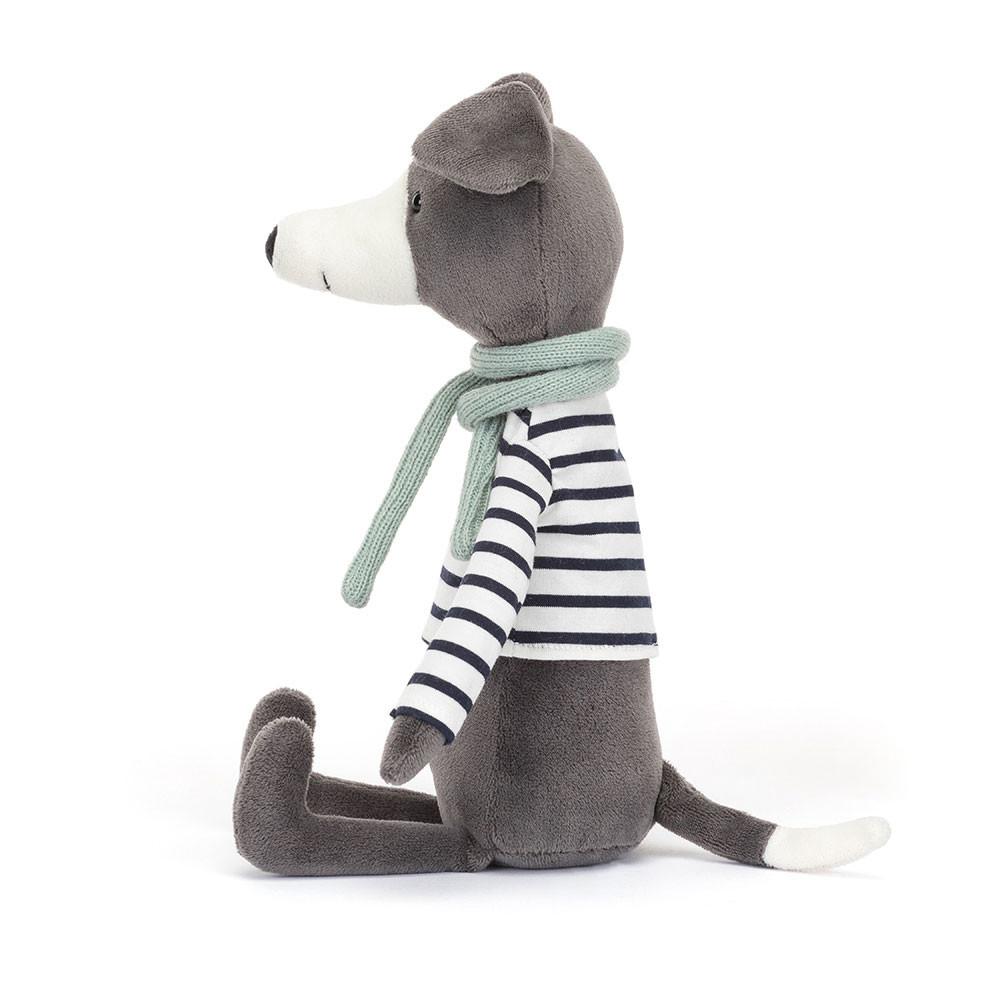 Animals Jellycat Beatnik Buddy Whippet 11.8in x 2.8in x 2in Grises | México  1472CTLGD