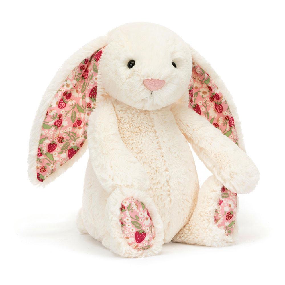 Animals Jellycat Blossom Cream Bunny \'Berry\' 31cm x 12cm x 9cm Blancos | México  7531ZMLIX