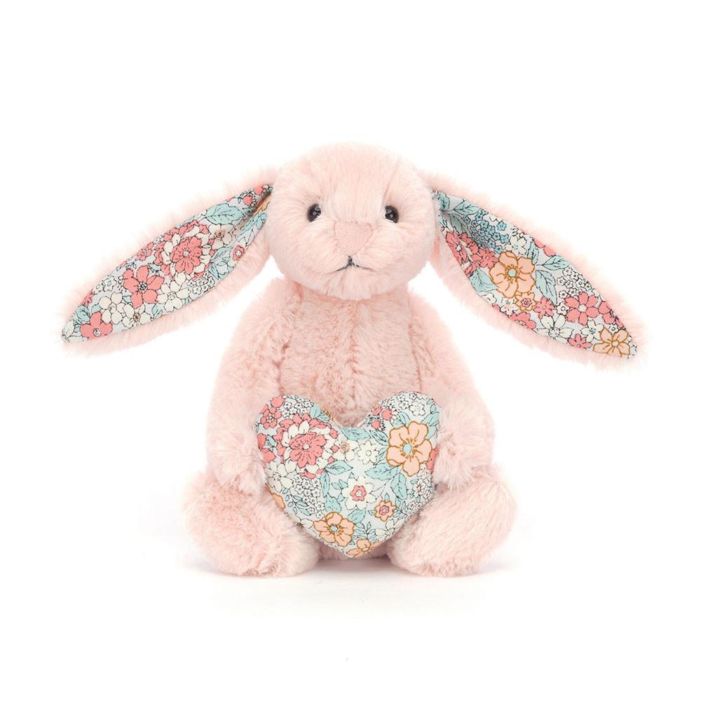 Animals Jellycat Blossom Heart Bunny 15cm x 8cm x 6cm Rosas | México  0923JBXNF