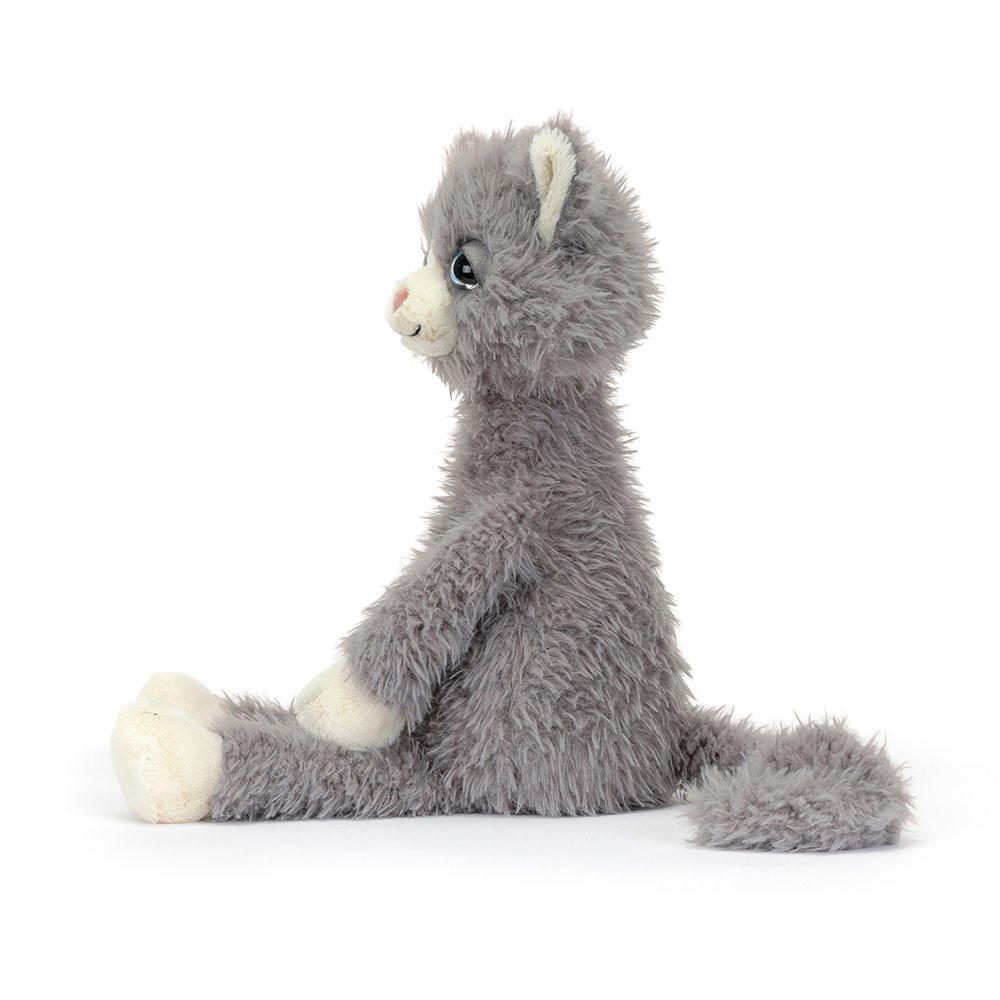 Animals Jellycat Blowzy Belle Cat 16.9in x 3.9in x 5.1in Grises | México  6279OAIZE