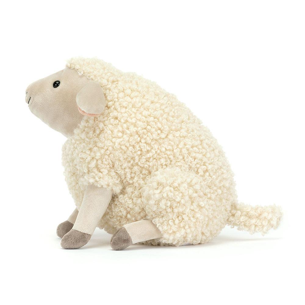 Animals Jellycat Burly Boo Sheep 20cm x 11cm x 14cm Blancos | México  1430IUSTF