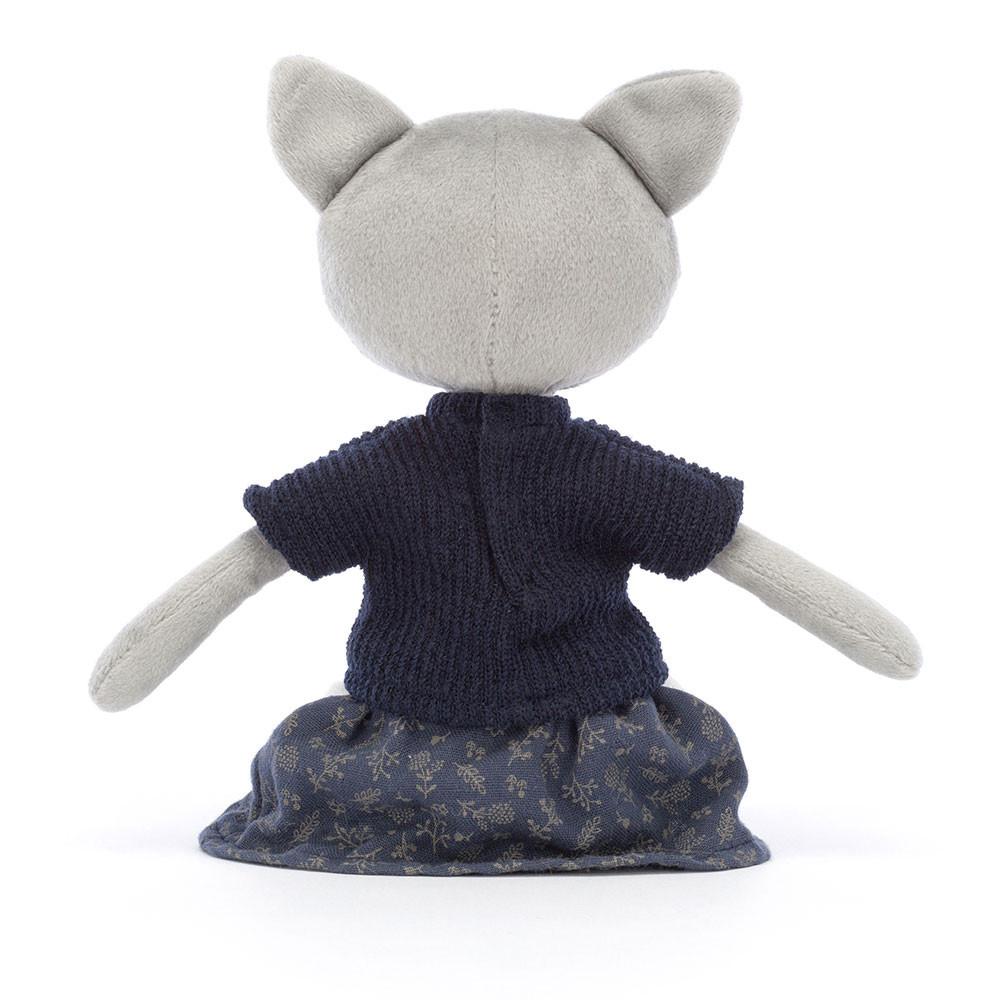 Animals Jellycat Coquette Cutie Cat 9.4in x 2.4in x 1.6in Grises | México  3462AGRPL