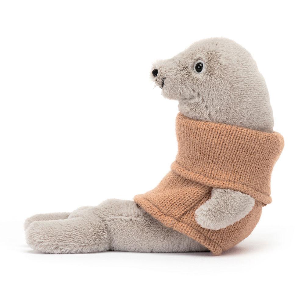 Animals Jellycat Cozy Crew Seal 14cm x 5cm x 13cm Beige | México  5367RIFDB
