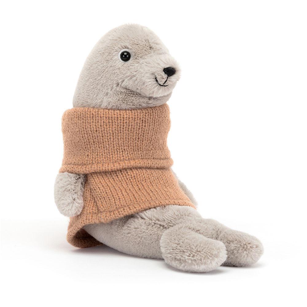 Animals Jellycat Cozy Crew Seal 14cm x 5cm x 13cm Beige | México  5367RIFDB