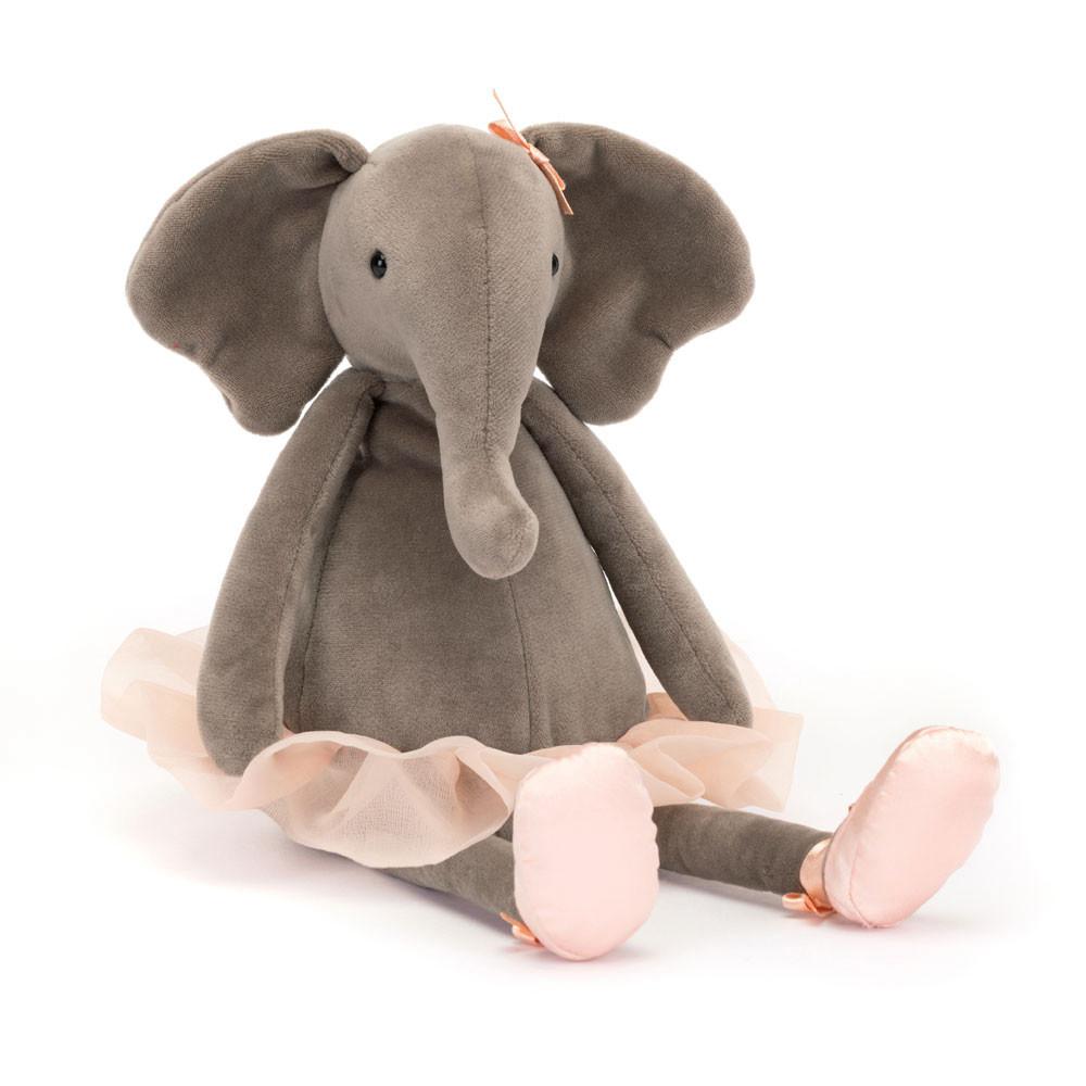 Animals Jellycat Dancing Darcey Elephant 33cm x 9cm x 8cm Grises | México  1430DUNTP