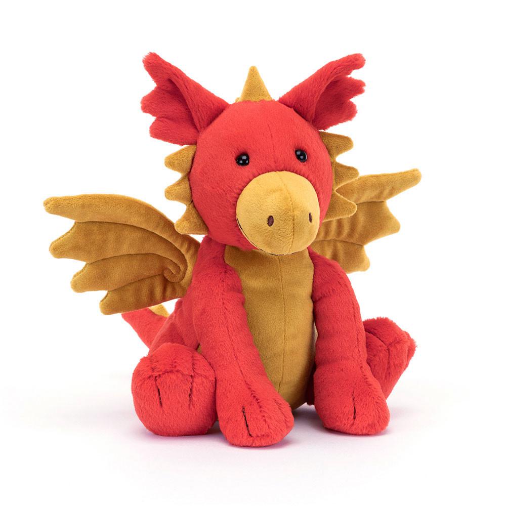 Animals Jellycat Darvin Dragon 24cm x 20cm x 12cm Rojos | México  5610PIFMC