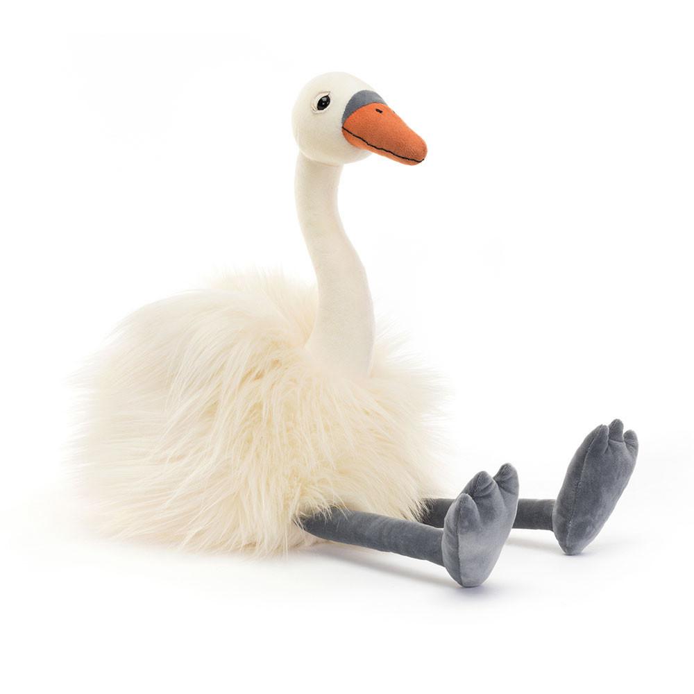 Animals Jellycat Evelyn Swan 50cm x 15cm 20cm Blancos | México  3926SLAMH