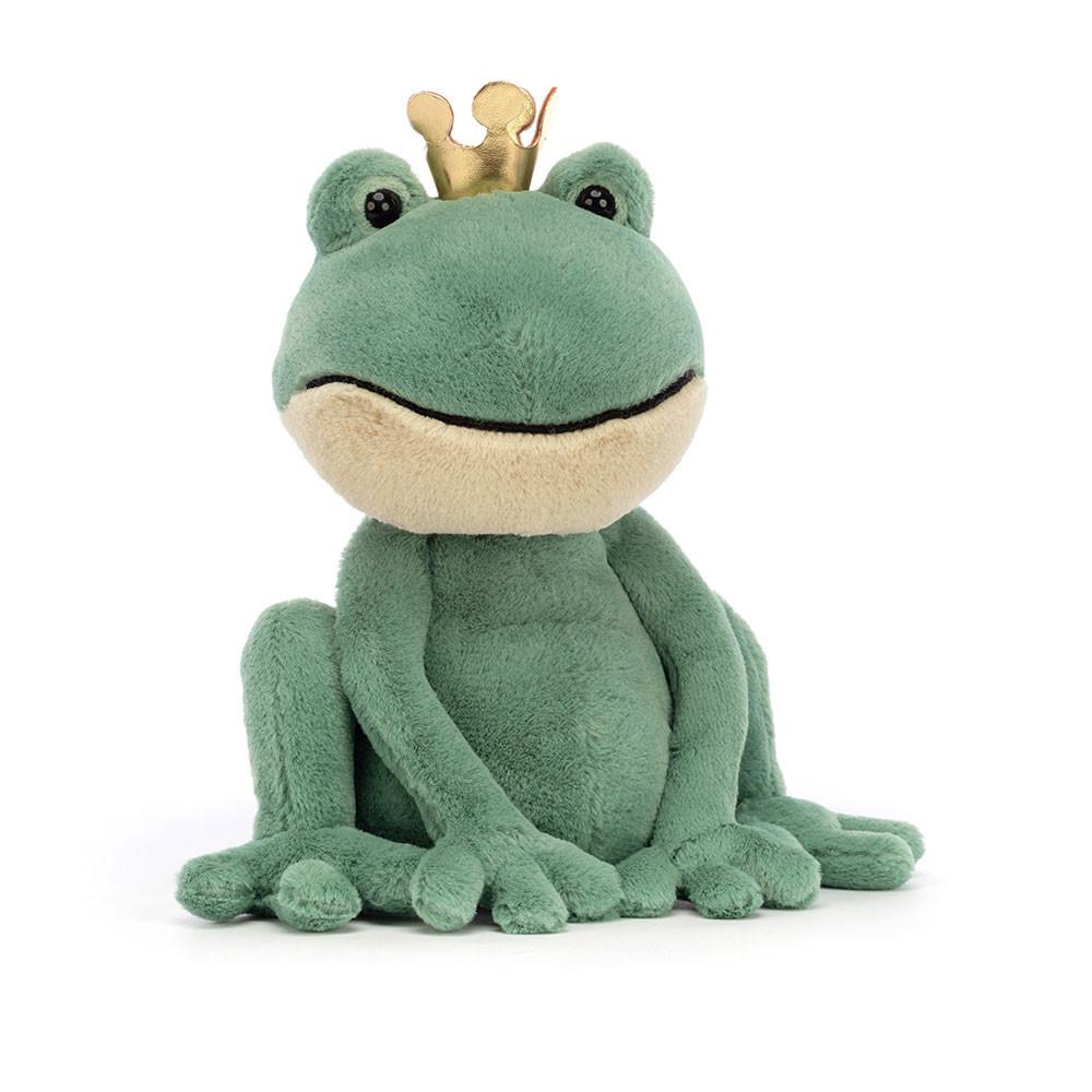 Animals Jellycat Fabian Frog Prince 23cm x 21cm x 11cm Verdes | México  3725NJFLR