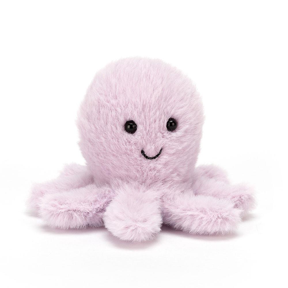 Animals Jellycat Fluffy Octopus 8cm x 11cm x 10cm Morados | México  9451IDFPJ