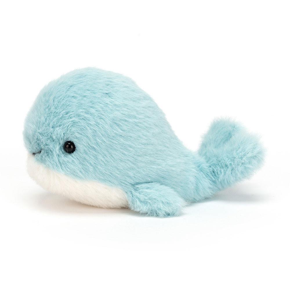 Animals Jellycat Fluffy Whale 7cm x 5cm x 10cm Azules | México  8305TARQH