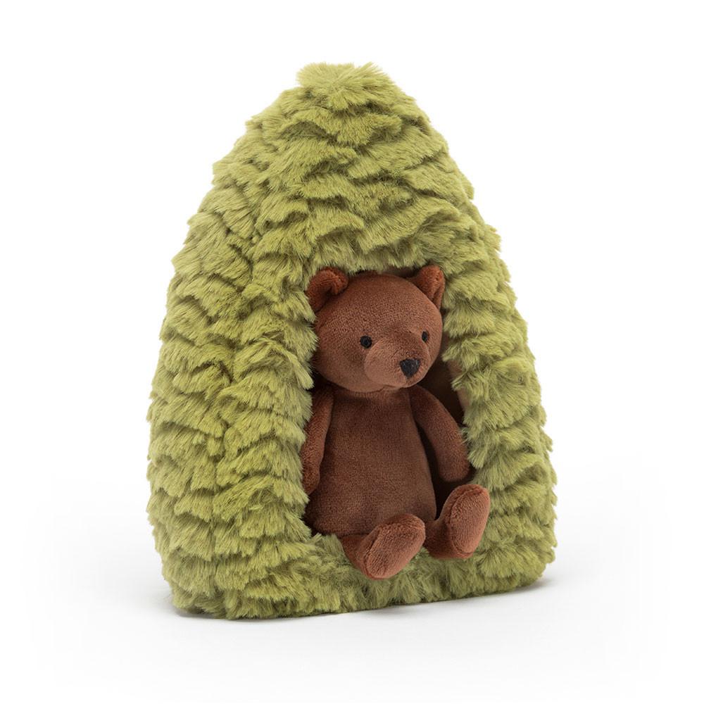 Animals Jellycat Forest Fauna Bear 19cm x 14cm x 9cm Marrom | México  4017HZXSC