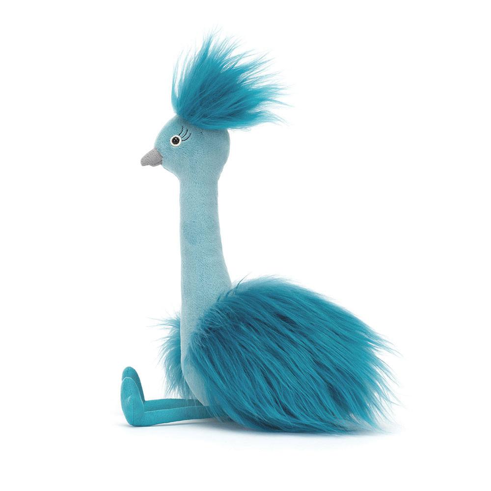 Animals Jellycat Fou Fou Peacock 31cm x 14cm x 15cm Azules | México  2456IVXRA