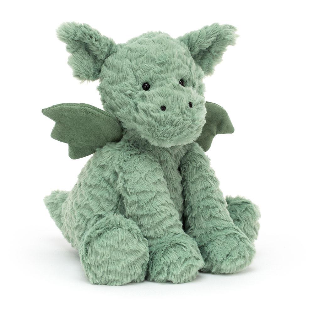 Animals Jellycat Fuddlewuddle Dragon 23cm x 13cm x 9cm Verdes | México  2841PHYCV