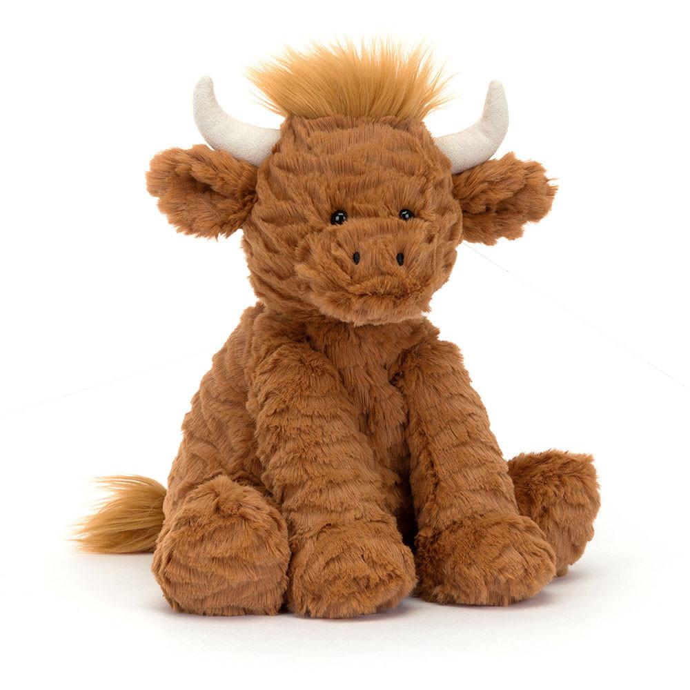 Animals Jellycat Fuddlewuddle Highland Cow 23cm x 13cm x 9cm Marrom | México  2951KAOPC