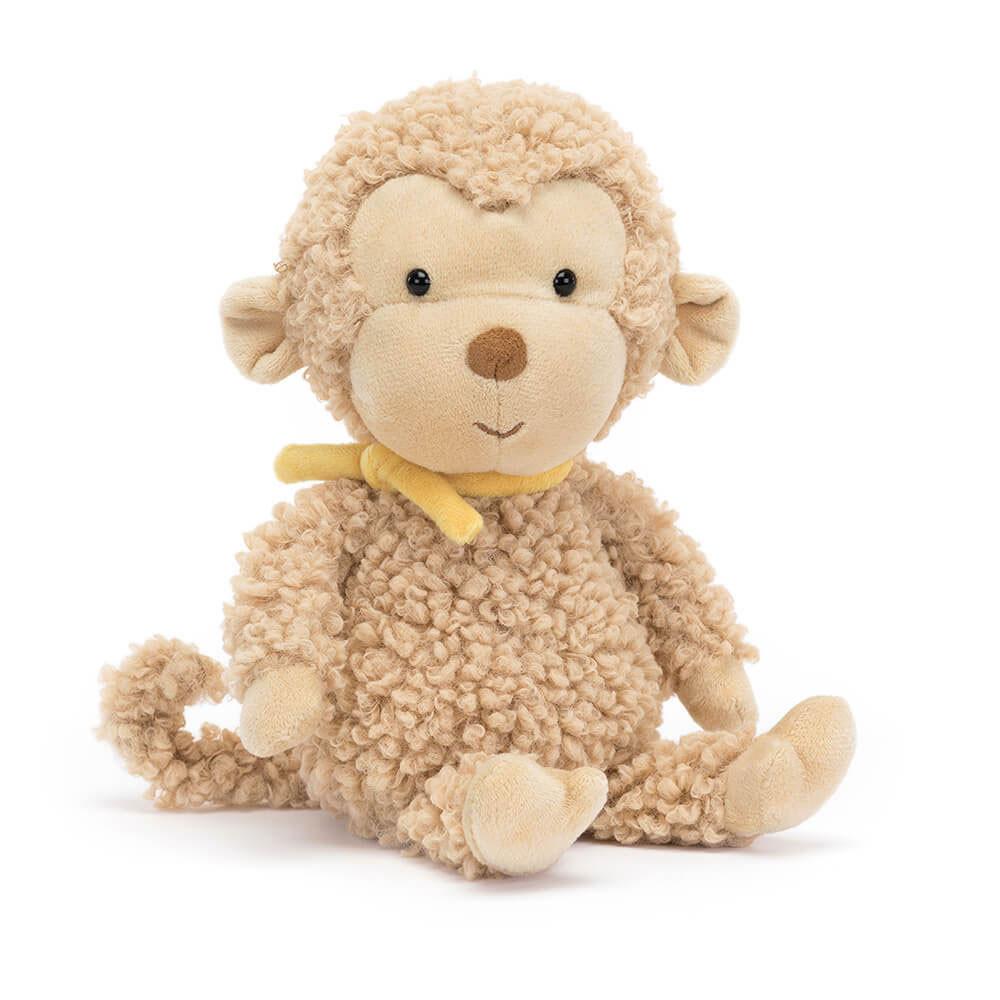 Animals Jellycat Fuzzkin Monkey 25cm x 9cm x 5cm Marrom | México  3856XQONU