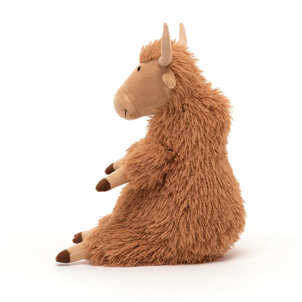 Animals Jellycat Herbie Highland Cow 11in x 5.5in x 4.7in Marrom | México  2803TVBQK