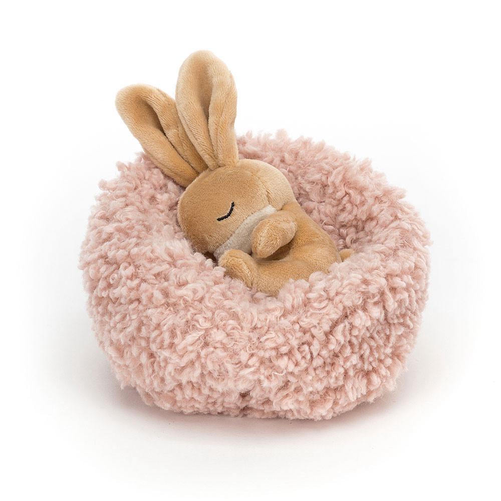Animals Jellycat Hibernating Bunny 9cm x 13cm x 13cm Beige | México  4728NCLEY
