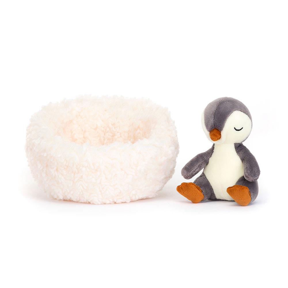 Animals Jellycat Hibernating Penguin 9cm x 13cm x 13cm Negros | México  5861XBQUK