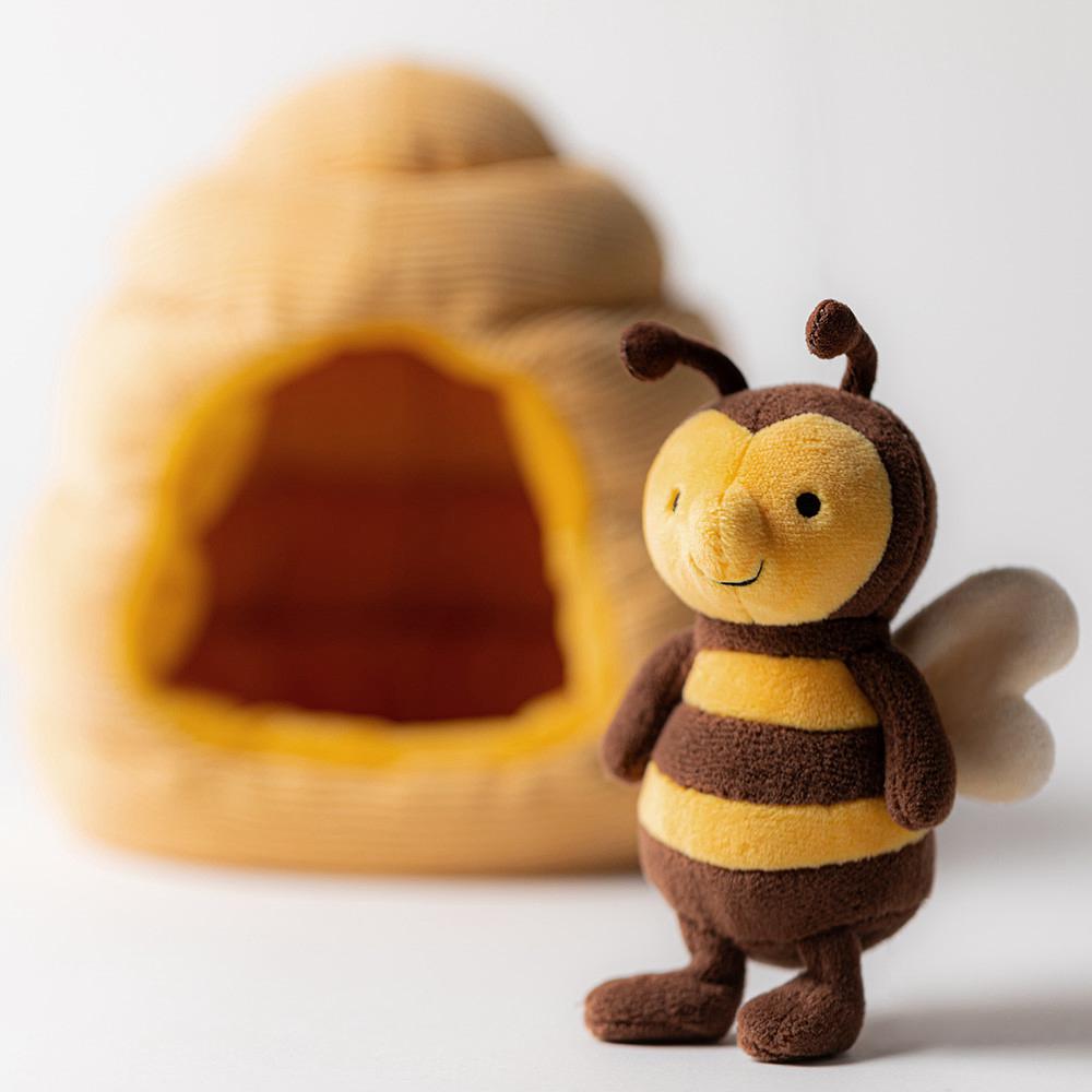 Animals Jellycat Honeyhome Bee 18cm x 17cm x 13cm Amarillos | México  6351OUQDT