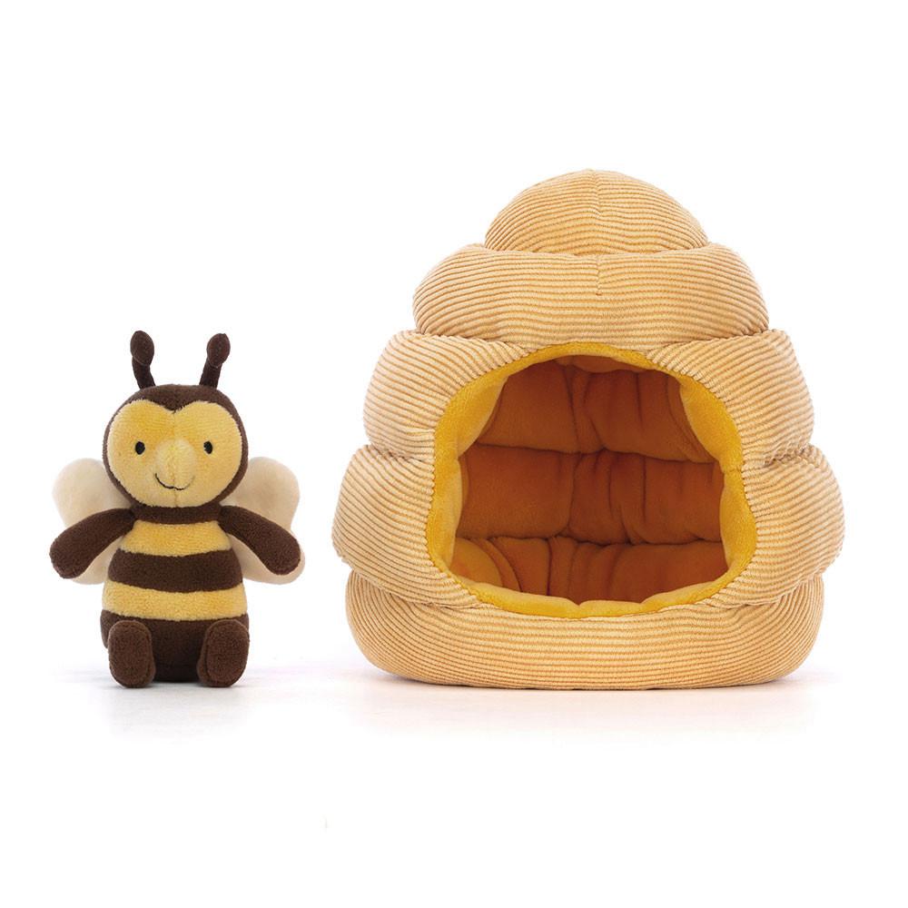 Animals Jellycat Honeyhome Bee 18cm x 17cm x 13cm Amarillos | México  6351OUQDT