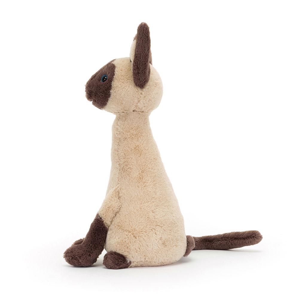 Animals Jellycat Iris Siamese Cat 10.6in x 4.7in x 5.1in Marrom | México  4598PDNAR