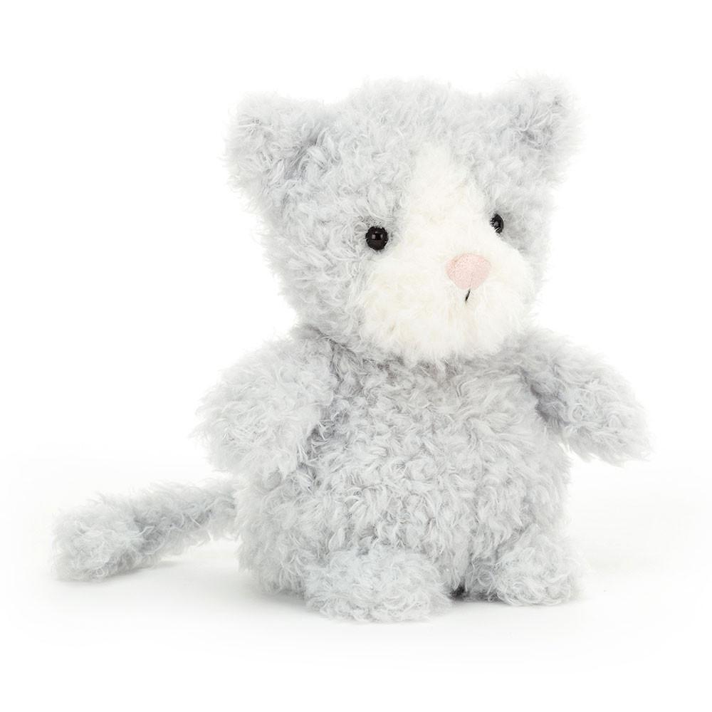 Animals Jellycat Little Kitten 7.1in x 3.9in x 3.1in Grises | México  6257RLETZ