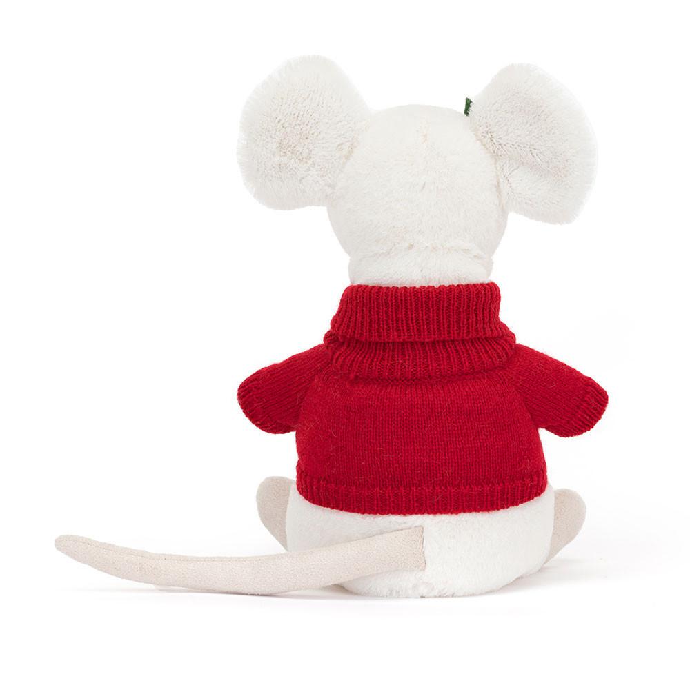 Animals Jellycat Merry Mouse Jumper 18cm x 9cm x 7cm Blancos | México  5214DVLMK