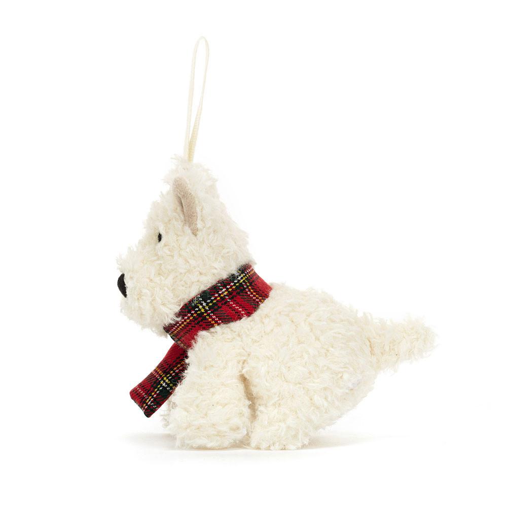 Animals Jellycat Munro Scottie Dog Decoration 4.3in x 2.4in x 2.0in Blancos | México  5279GXEBL