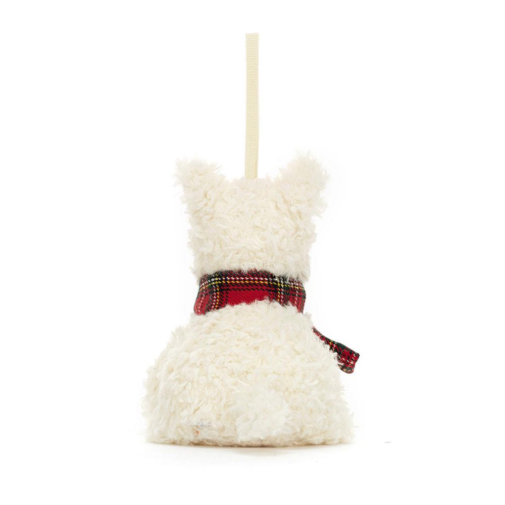 Animals Jellycat Munro Scottie Dog Decoration 4.3in x 2.4in x 2.0in Blancos | México  5279GXEBL