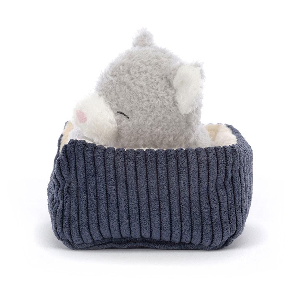 Animals Jellycat Napping Nipper Cat 3.9in x 5.9in x 4.7in Grises | México  5607OILWA
