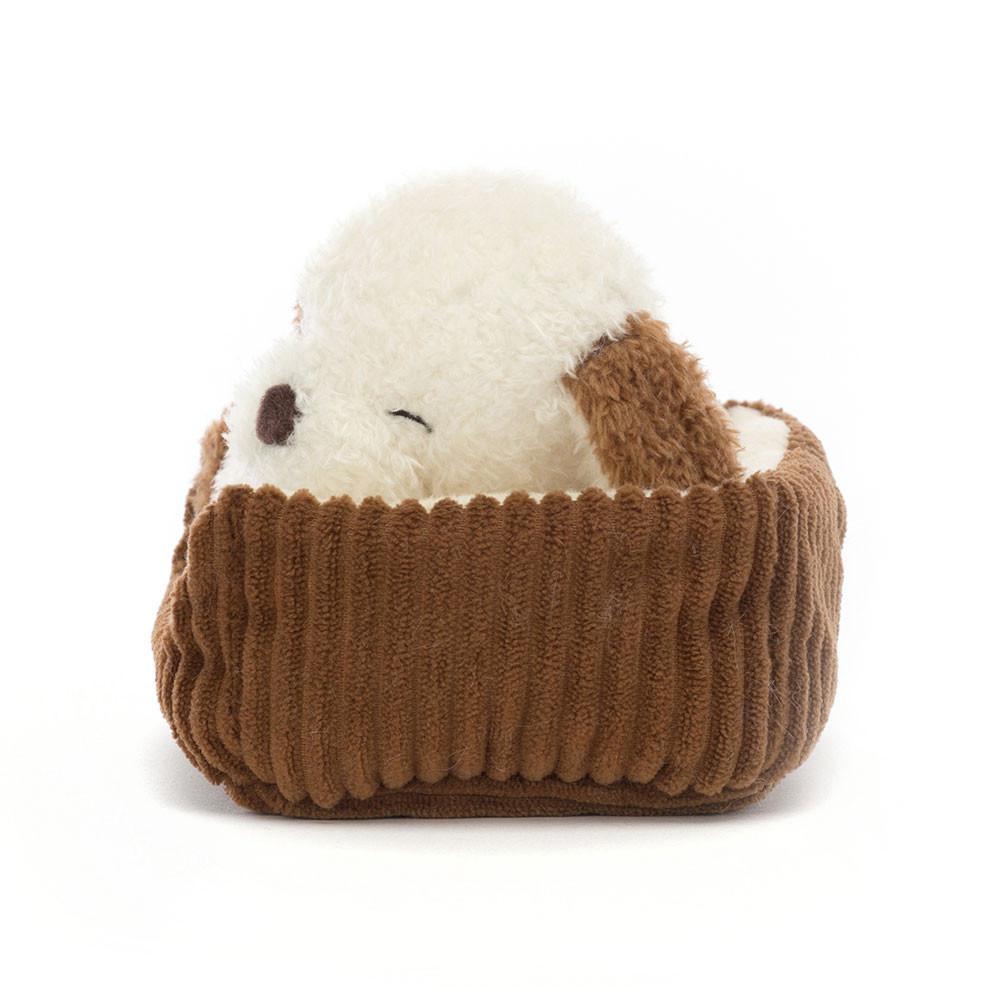 Animals Jellycat Napping Nipper Dog 3.9in x 5.9in x 4.7in Beige | México  9608ERVKB