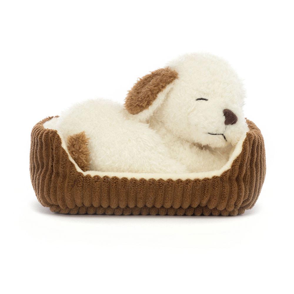 Animals Jellycat Napping Nipper Dog 3.9in x 5.9in x 4.7in Beige | México  9608ERVKB