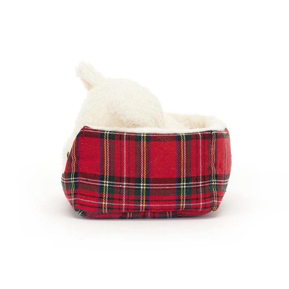 Animals Jellycat Napping Nipper Westie 10cm x 15cm x 12cm Blancos | México  7924NAHWC