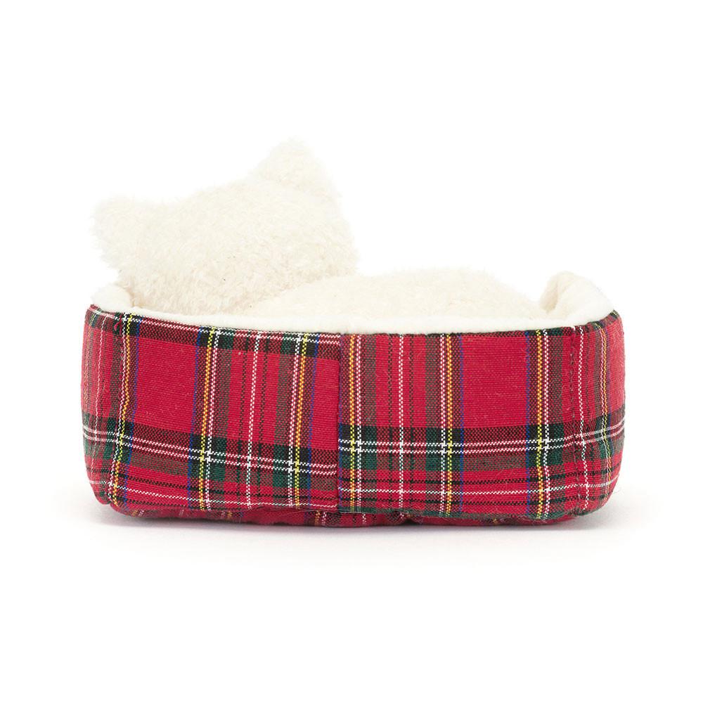 Animals Jellycat Napping Nipper Westie 10cm x 15cm x 12cm Blancos | México  7924NAHWC