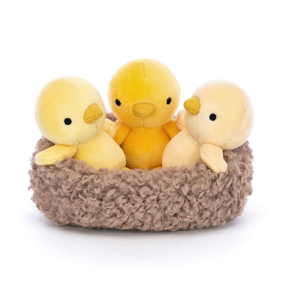 Animals Jellycat Nesting Chickies 11cm x 13cm x 13cm Amarillos | México  4692CUPAD
