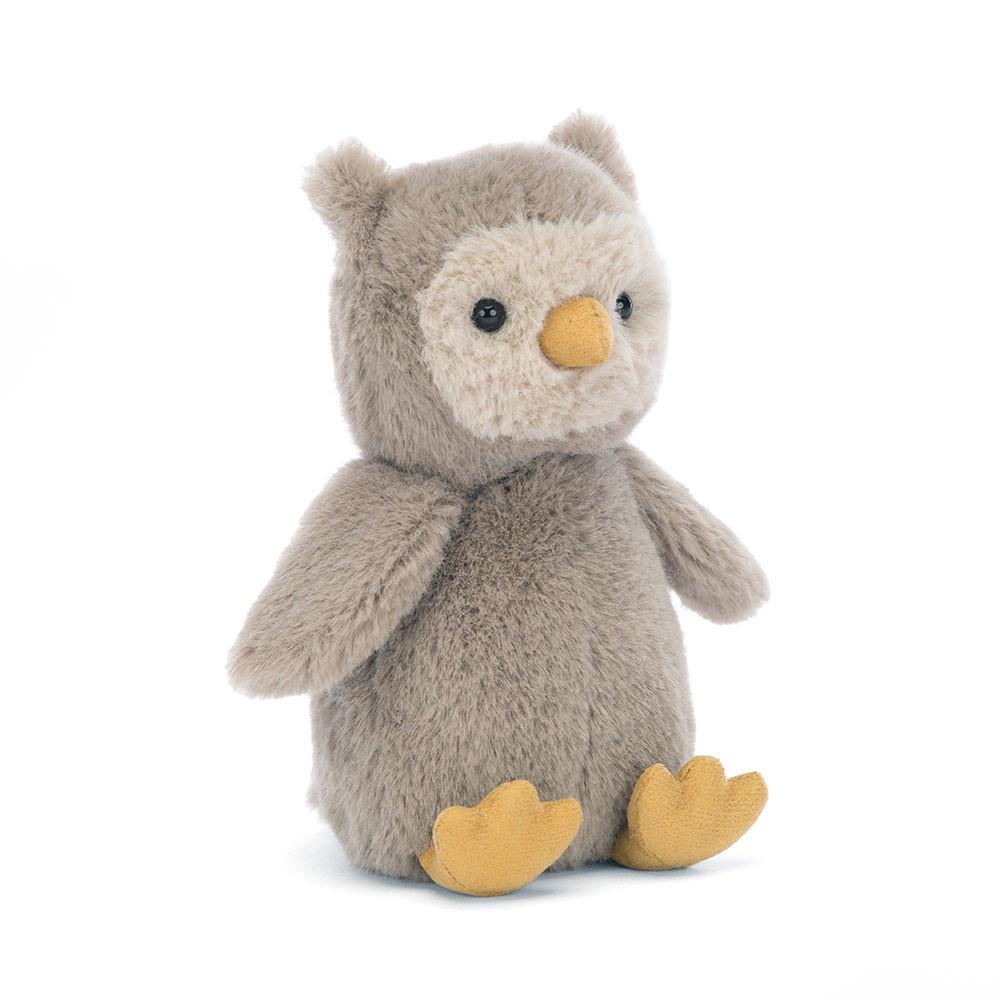 Animals Jellycat Nippit Owl 14cm x 7cm x 6cm Grises | México  8437CDEOF